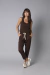 Calça Skinny Moletinho - Dark Brown
