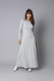 Vestido Longo Manga Comprida Canelado - Cinza Mescla - Too Basic