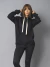 Moletom com Capuz Felpado - Preto - comprar online