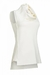 Blusa Gola Recorte à Fio - Off White