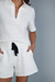 Short em Moletinho - Off White - comprar online