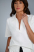 Blusa Polo Manga Curta - Off White - Too Basic