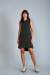 Vestido Polo Moletinho - Verde Musgo - comprar online