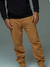 Calça Masculina com Punho na Barra - Caramelo - Too Basic