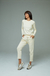 Calça Skinny Moletinho - Creme - comprar online