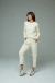 Calça Skinny Moletinho - Creme - comprar online