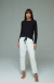 Calça Skinny Moletinho - Off White