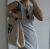 Imagem do Vestido Longo Canelado Sem Manga - Cinza Mescla
