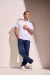 Camiseta Pima Decote Redondo - Branco - comprar online