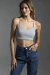 Top Canelado - Cinza Mescla - comprar online