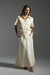 Saia Midi em Moletinho - Creme - comprar online