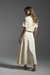 Saia Midi em Moletinho - Creme - loja online