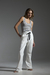 Calça Reta Moletinho - Off White - comprar online