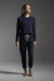 Calça Skinny Moletinho - Azul Marinho na internet