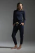 Calça Skinny Moletinho - Azul Marinho - Too Basic