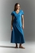 Vestido Espanha Evasê - Azul