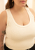 Camiseta Canelada - Creme - comprar online