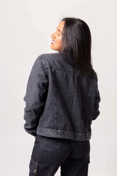 Jaqueta Jeans - Lavagem Vintage - loja online