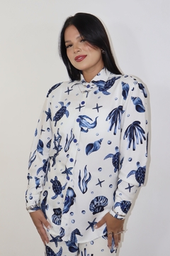 Camisa Estampada - Classic Fundo do Mar na internet