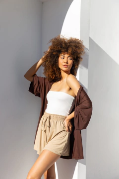 Kimono Marrom - Isa - Meduza Clothing