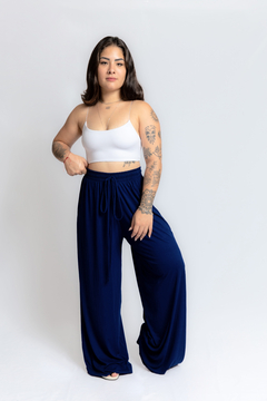 Pantalona Azul - Sem Fenda - Meduza Clothing