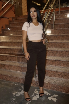 Calça Mom Jeans Marrom - Meduza Clothing