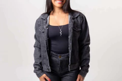 Jaqueta Jeans - Lavagem Vintage - comprar online