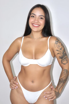 Top Meia Taça Off White - Angra - comprar online