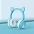 Auriculares Inalámbricos Infantiles con Orejas de Gato y Huellitas - Sonics Accesorios
