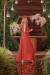 Vestido Longo de tule terracota Tendetwo - comprar online