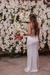 Vestido de Noiva longo com Laço de Um ombro só, super elegante para seu casamento (MELINA) - comprar online
