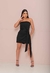 vestido curto casual preto newbaby - loja online