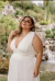VESTIDO BRANCO PLUS SIZE PLISSADO PARA NOIVA NO CIVIL - comprar online