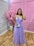 Vestido de tule lilas - lavanda moda - loja online