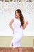 Vestido midi de um ombro só (Carta Branca) - Noiva no Civil | Vestido de noiva civil e festa