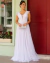 Vestido de noiva, longo de lurex (REBECA) - comprar online
