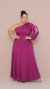 vestido fúcsia de um ombro só (DIVA) - Plus Size - comprar online