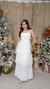 Vestido Longo Branco Com Babados (Scarlett) na internet
