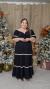 Vestido Longo Ombro A Ombro Preto (Gih) - Plus Size