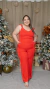Imagem do Macacão Vermelho de Alça Plus Size (Bru)