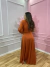Imagem do Vestido longo terracota um ombro só (DIVA)