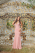 Vestido rosa longo neocrepe neomix na internet