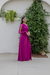 Vestido longo fucsia um ombro só ( onon) - comprar online
