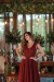 Imagem do Vestido longo marsala de lurex, rebeca