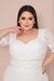 Vestido branco , midi para noiva no civil- casamento no civil-(Contém pequenas avarias) - comprar online