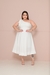 Vestido midi lady like Plus size - Noiva no Civil | Vestido de noiva civil e festa
