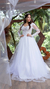 Vestido de noiva Plus size 2 em 1, vestido princesa e sereia, todo bordado, com detalhes meigos e românticos, ideal para o seu grande dia.(luxury) - comprar online