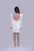 Vestido branco para noivas no civil LM ,inspiração Vestido do casamento da Larissa Manoella na internet