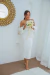 Imagem do Vestido off white midi para noiva noiva no civil (divS)