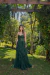 Vestido longo Verde Oliva de Tule ,Tomara que Caia com brilho e Detalhes em Babado (Raissa) na internet